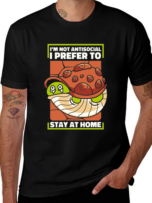 Introvert Turtle T-Shirt - Stay At Home Club Tee