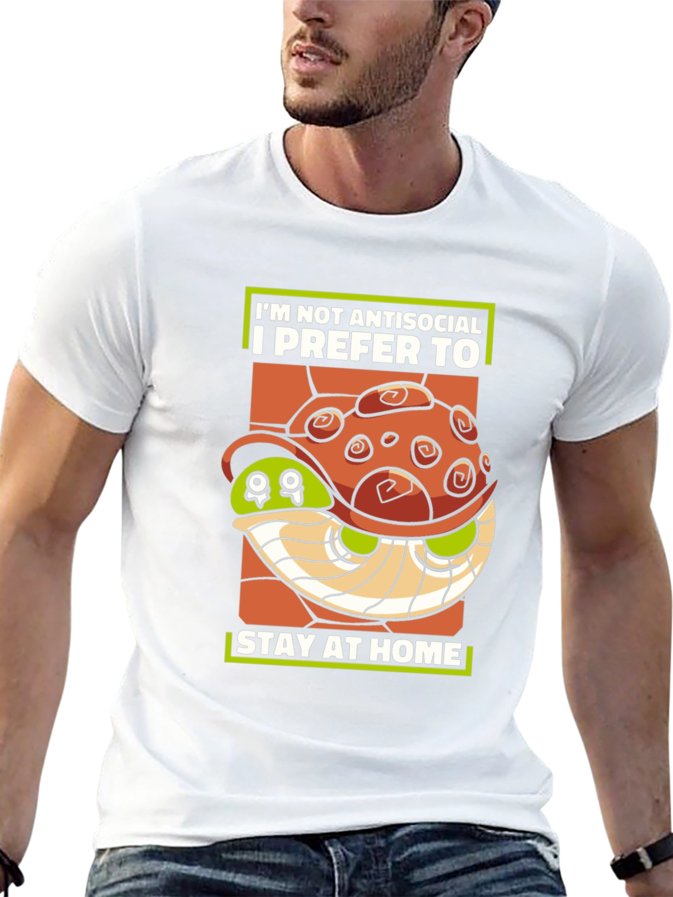Introvert Turtle T-Shirt - Stay At Home Club Tee