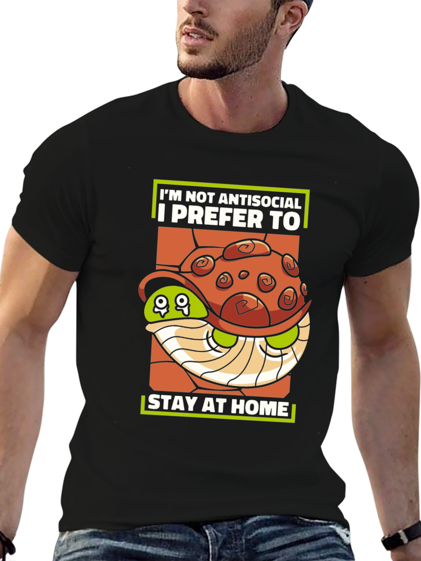 Introvert Turtle T-Shirt - Stay At Home Club Tee