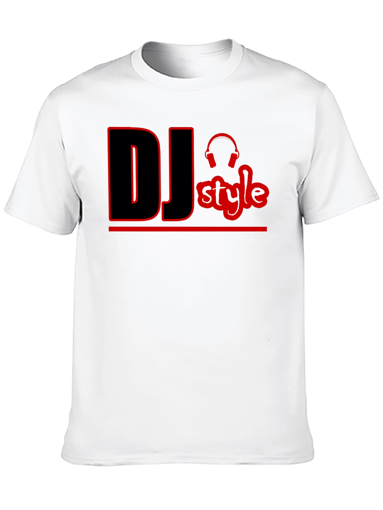 DJ Style Graphic T-Shirt - Black