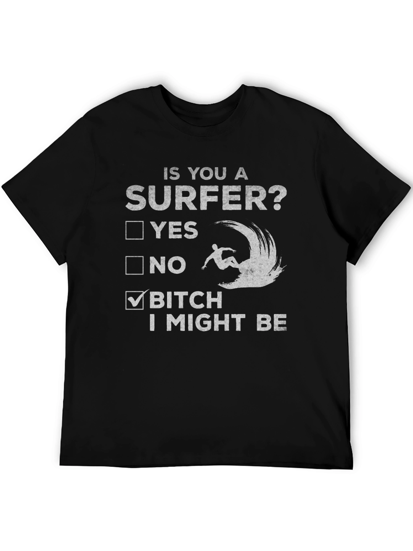 Funny Surfer Graphic T-Shirt