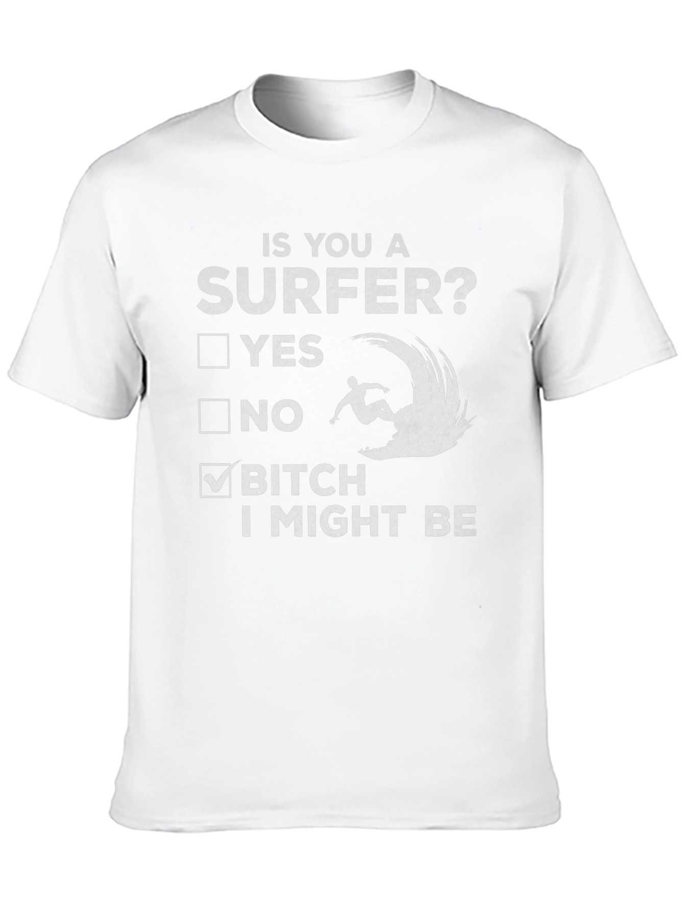 Funny Surfer Graphic T-Shirt