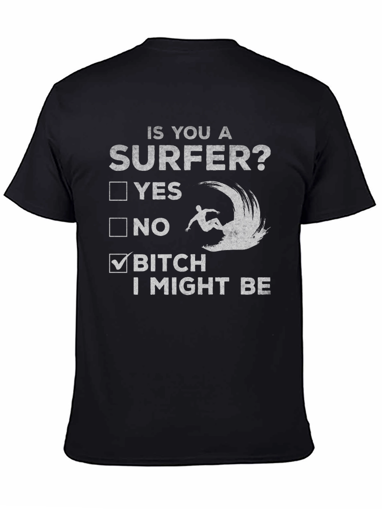 Funny Surfer Graphic T-Shirt