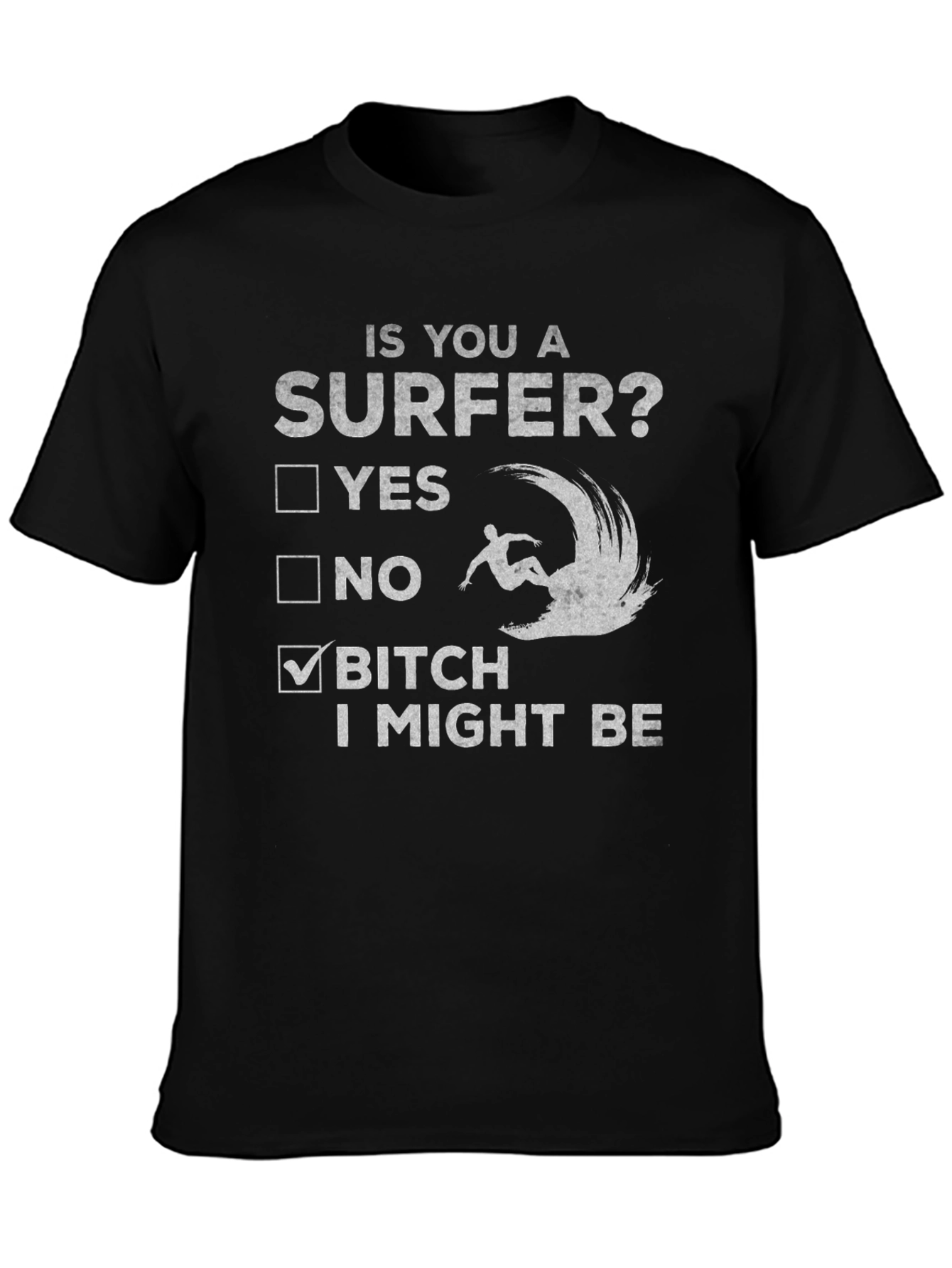 Funny Surfer Graphic T-Shirt