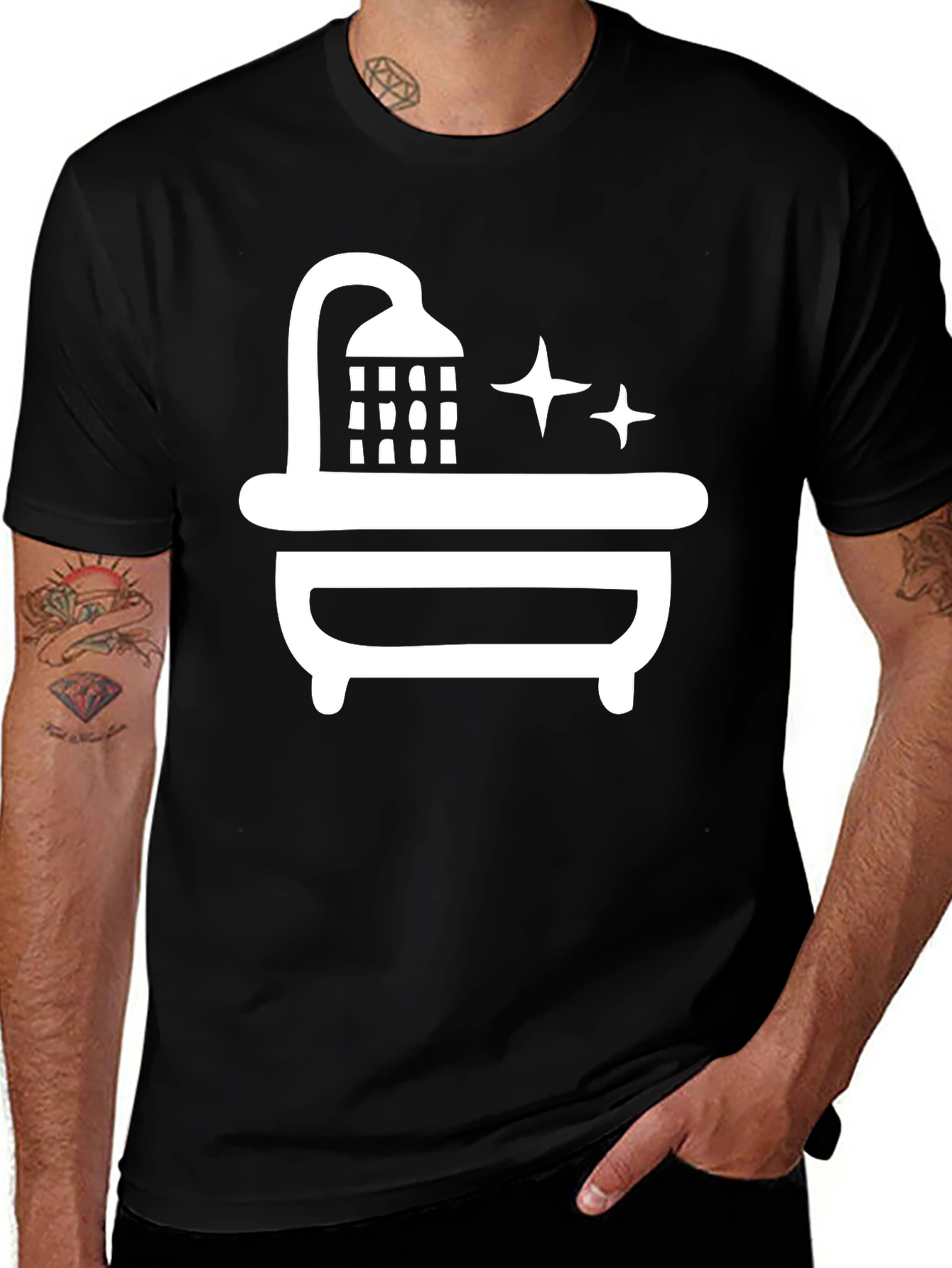 Funny Shower Time T-Shirt