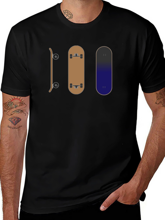 Skateboard Graphic Tee - Cool Skater Style
