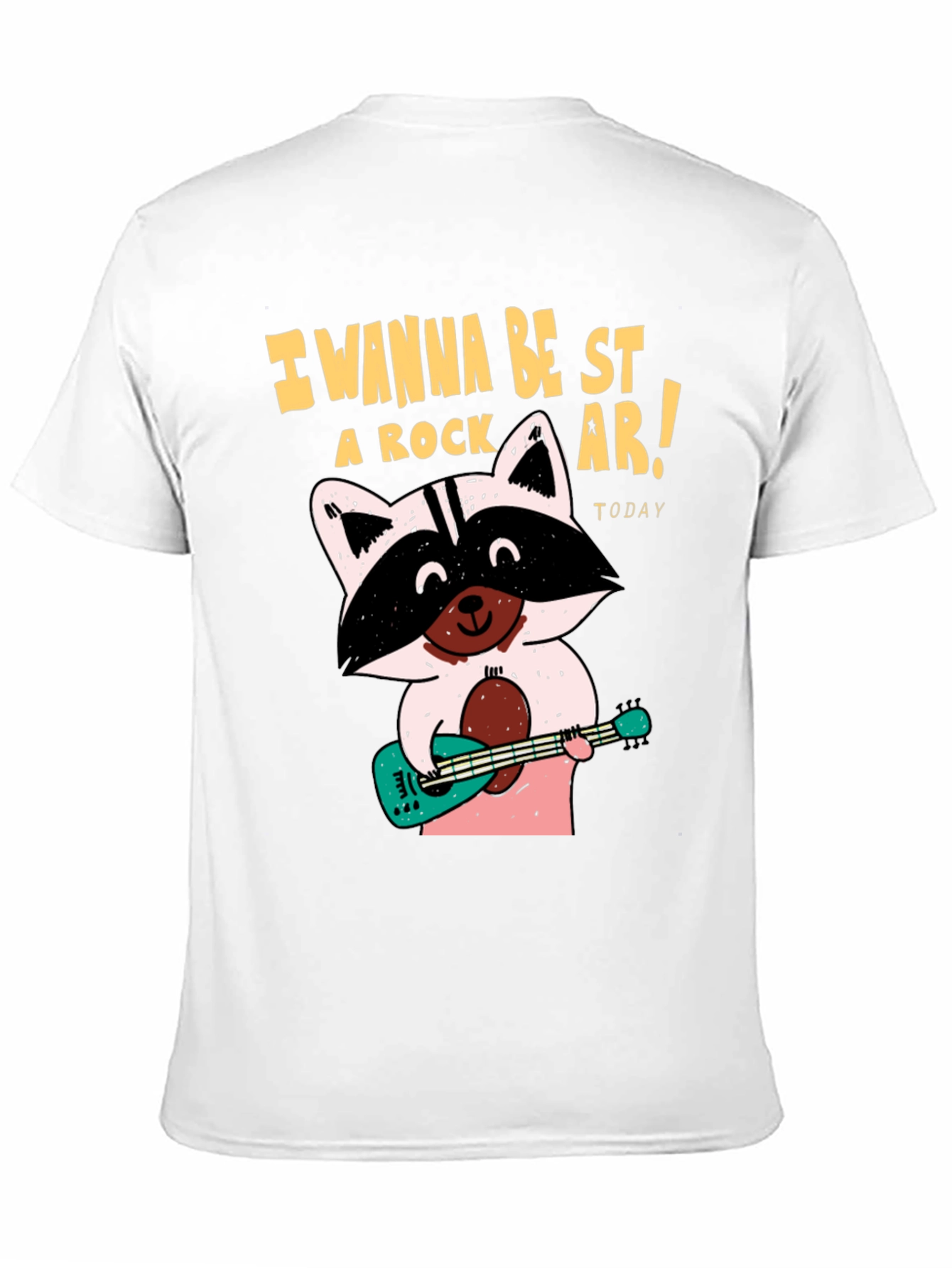 Rockstar Raccoon Graphic T-Shirt