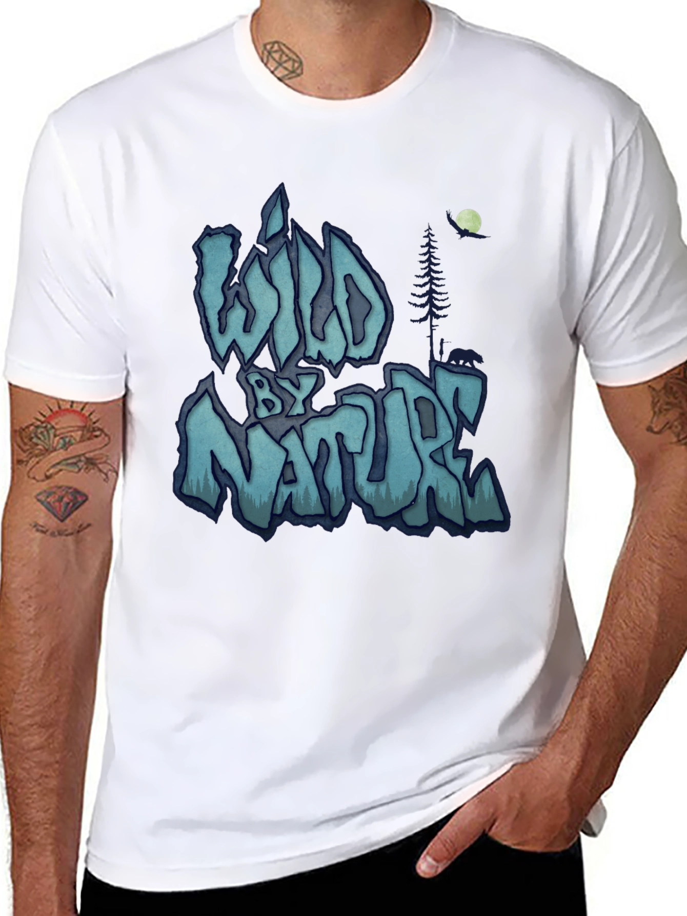 Wild By Nature Graphic Tee - Adventure Awaits