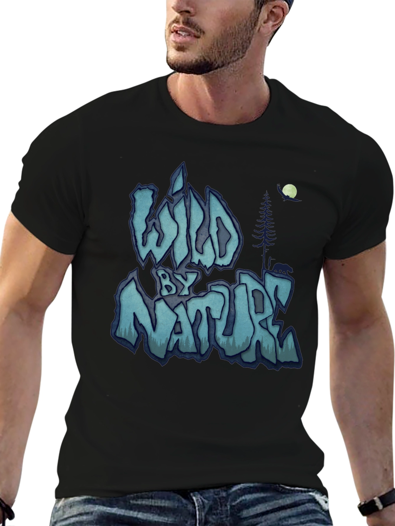 Wild By Nature Graphic Tee - Adventure Awaits
