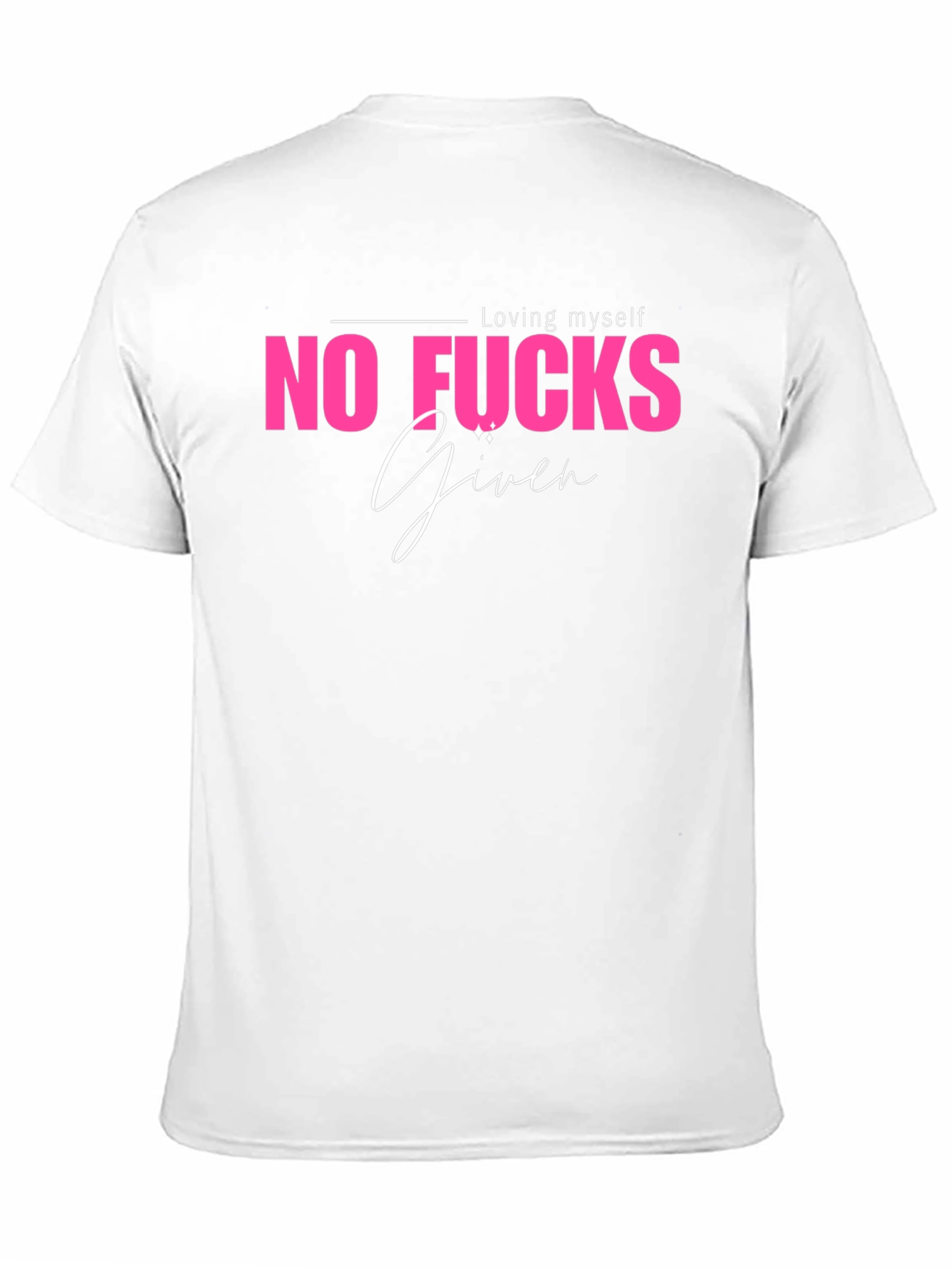 No Fucks Given Graphic Tee - Black Casual T-Shirt