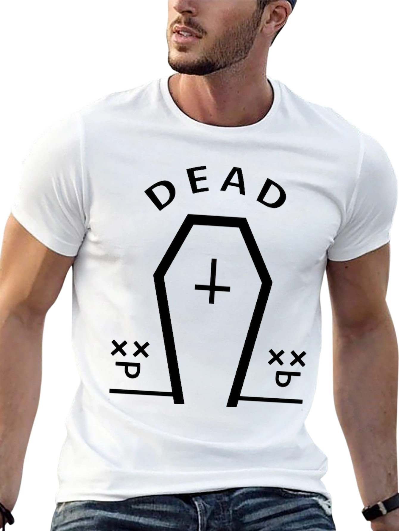 Dead Coffin Graphic T-Shirt - Unisex Black Tee