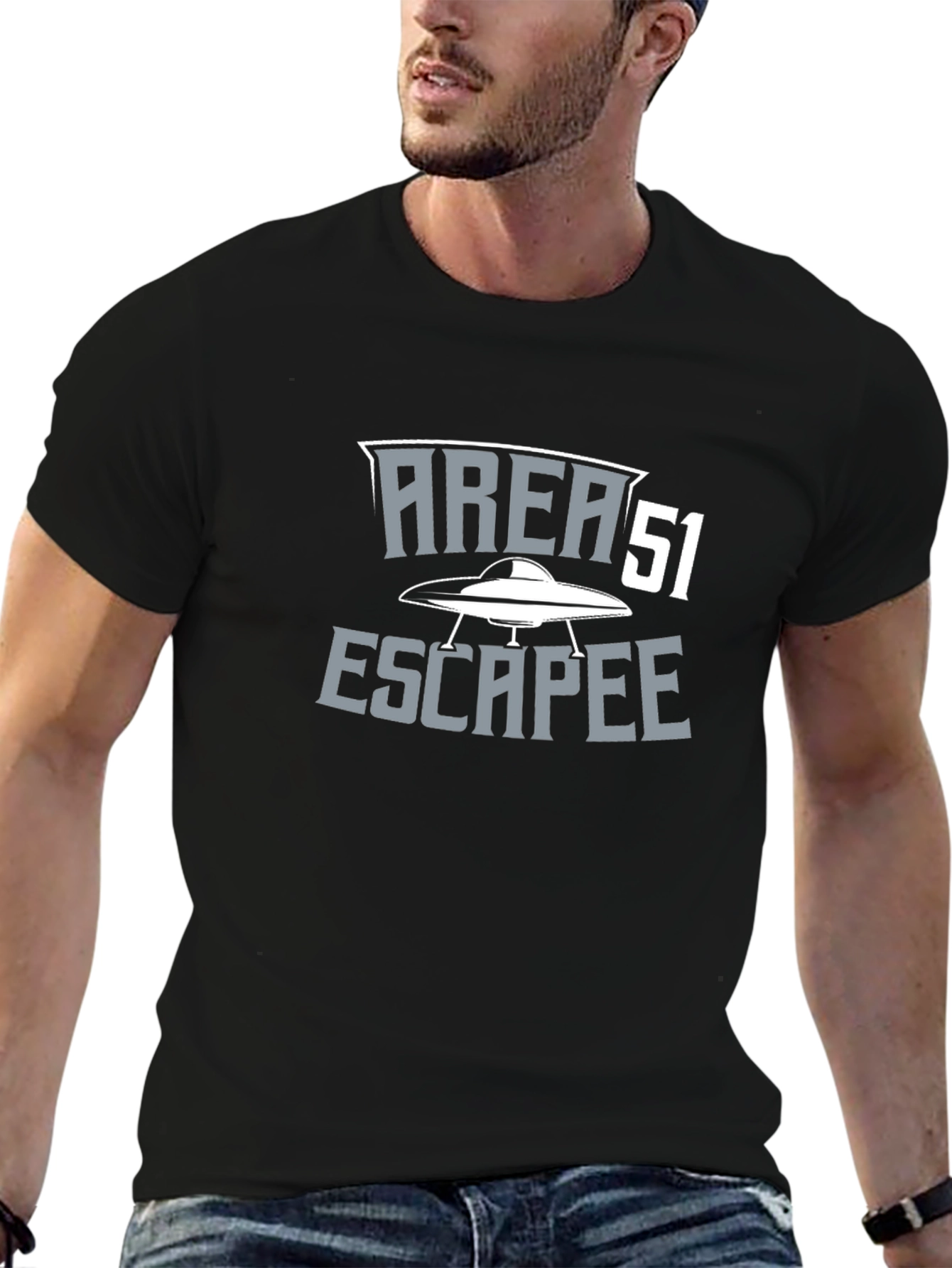 Area 51 Escapee Graphic T-Shirt - Black