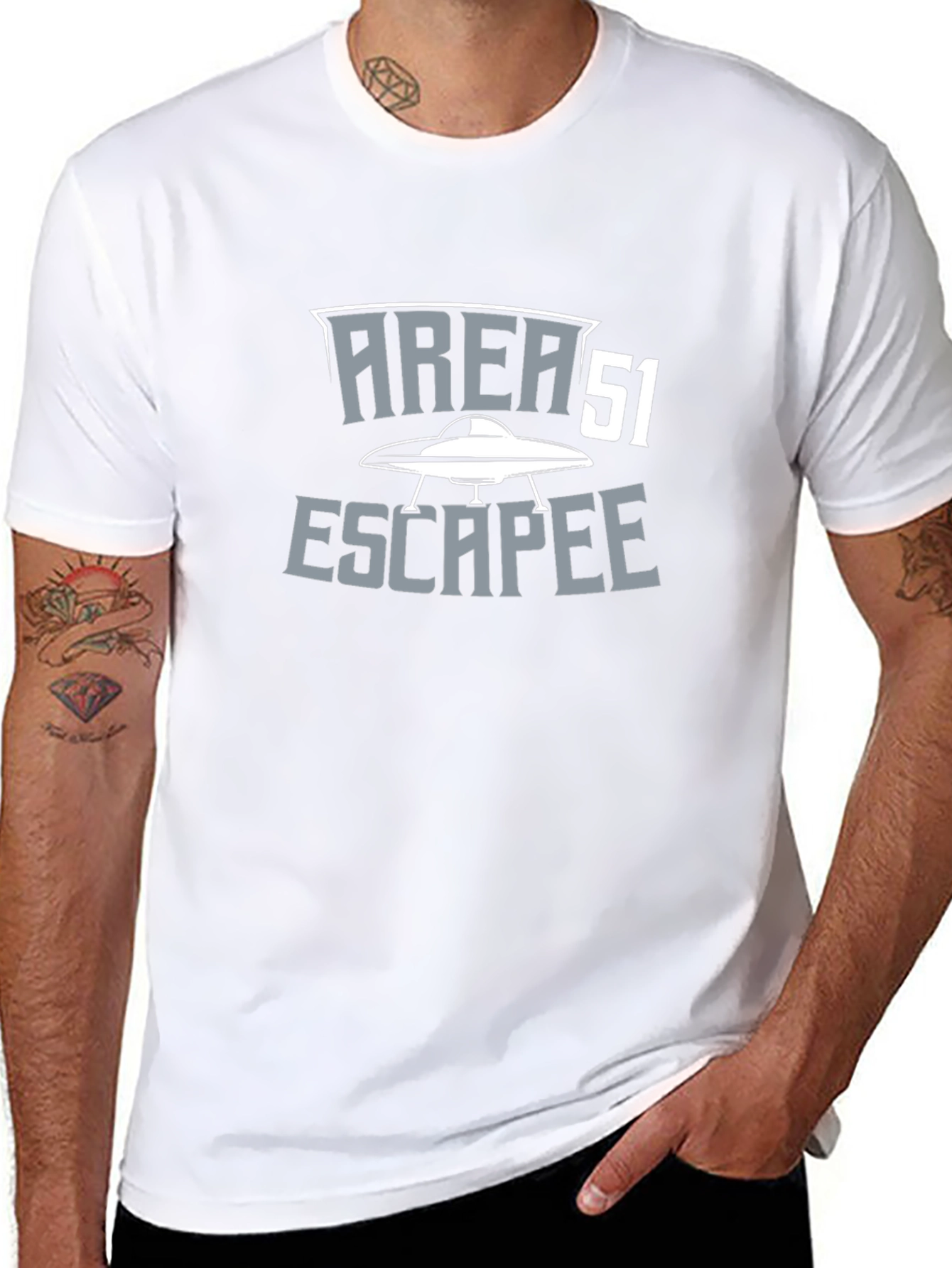 Area 51 Escapee Graphic T-Shirt - Black