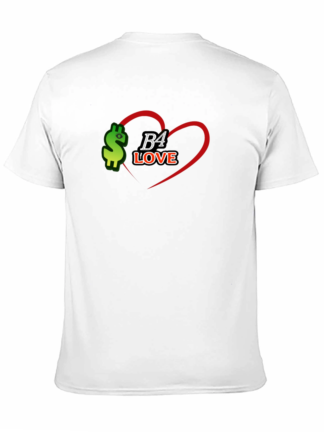 B4 Love Black Tee - Stylish Graphic Print T-Shirt