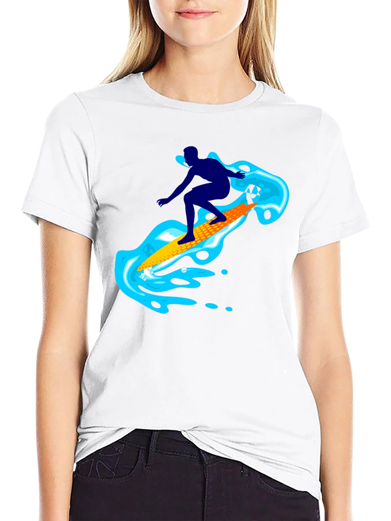 Surfer Graphic T-Shirt - Cool Summer Style