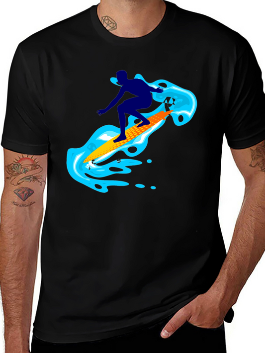 Surfer Graphic T-Shirt - Cool Summer Style