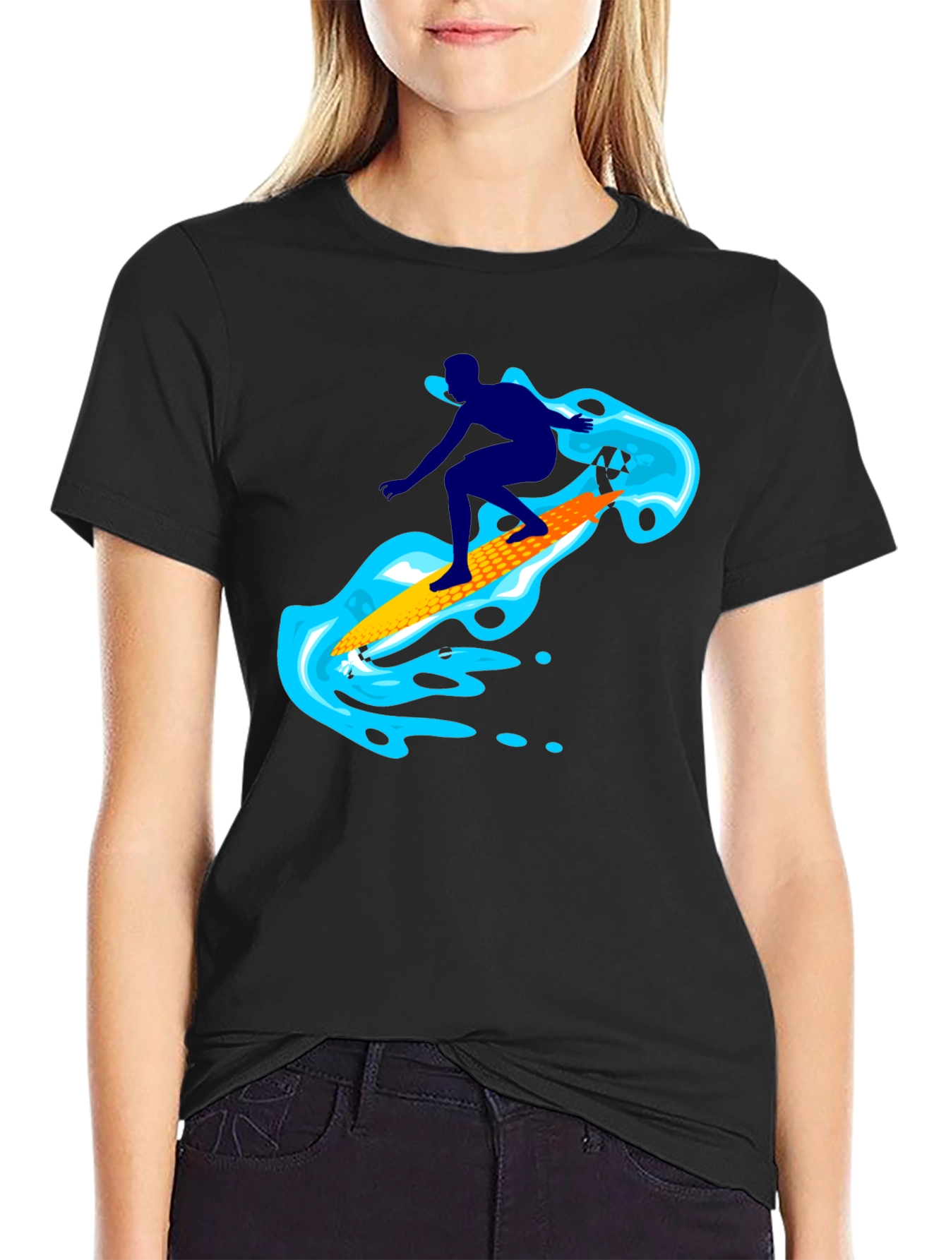 Surfer Graphic T-Shirt - Cool Summer Style