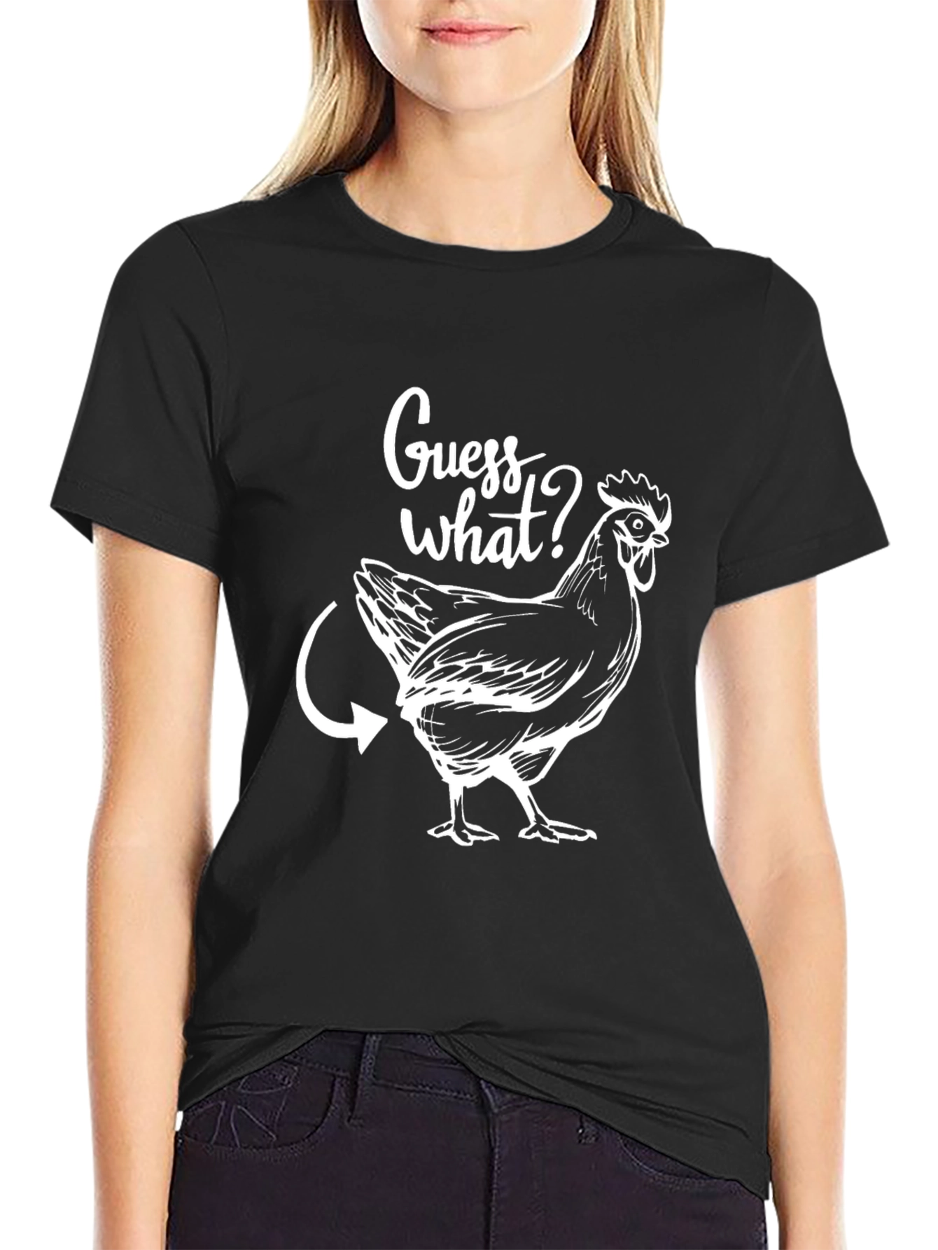 Guess What? Chicken Butt Mens T-Shirt