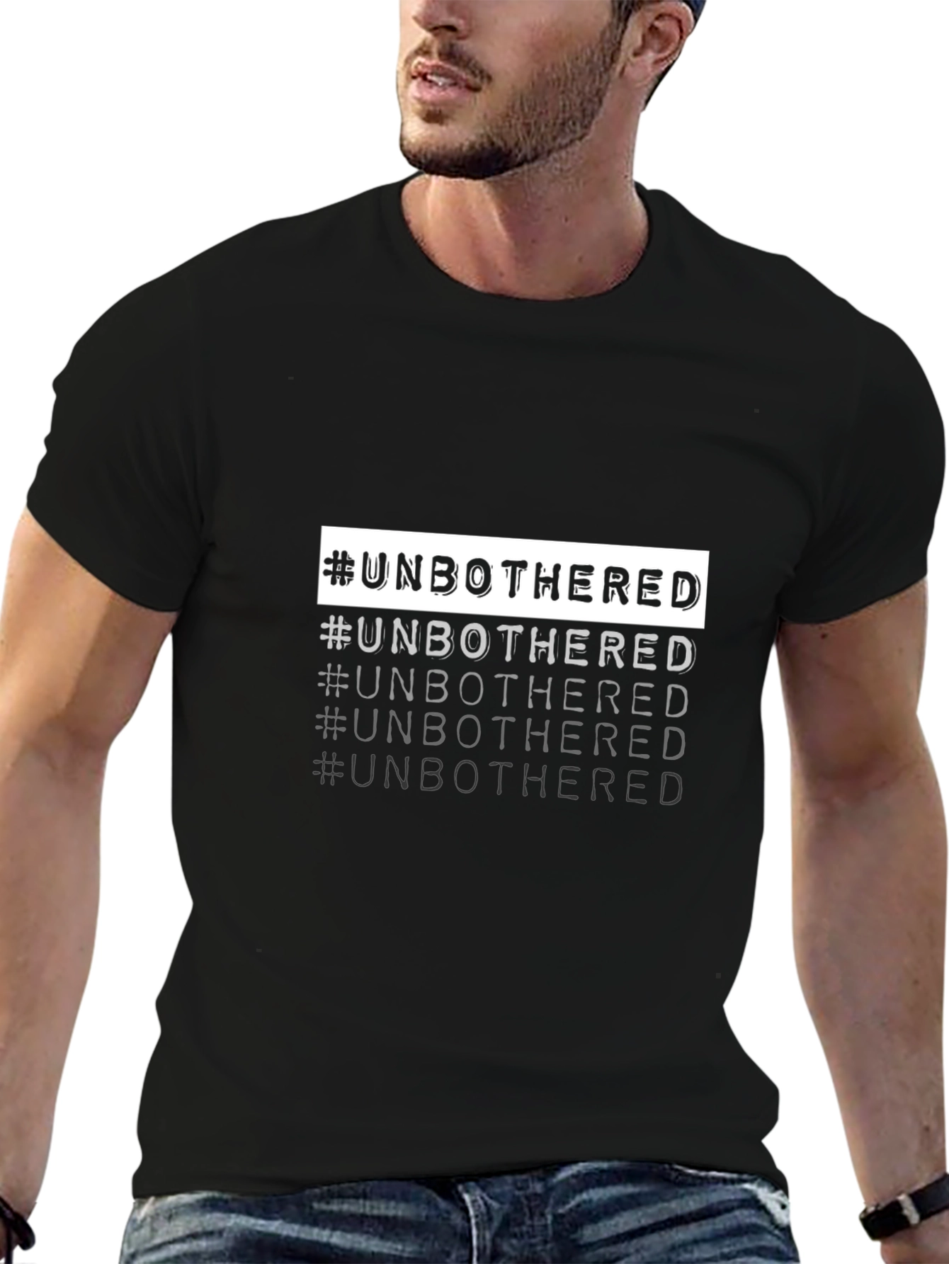 Unbothered Graphic Tee - Trendy Statement Shirt