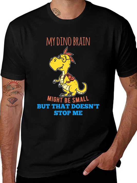 Dino Brain T-Shirt - Small Brain Big Dreams