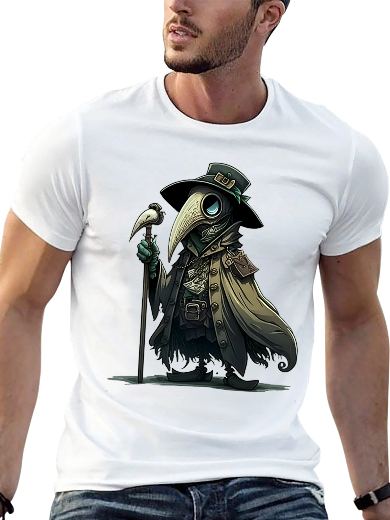 Plague Doctor T-Shirt - Unique Graphic Tee