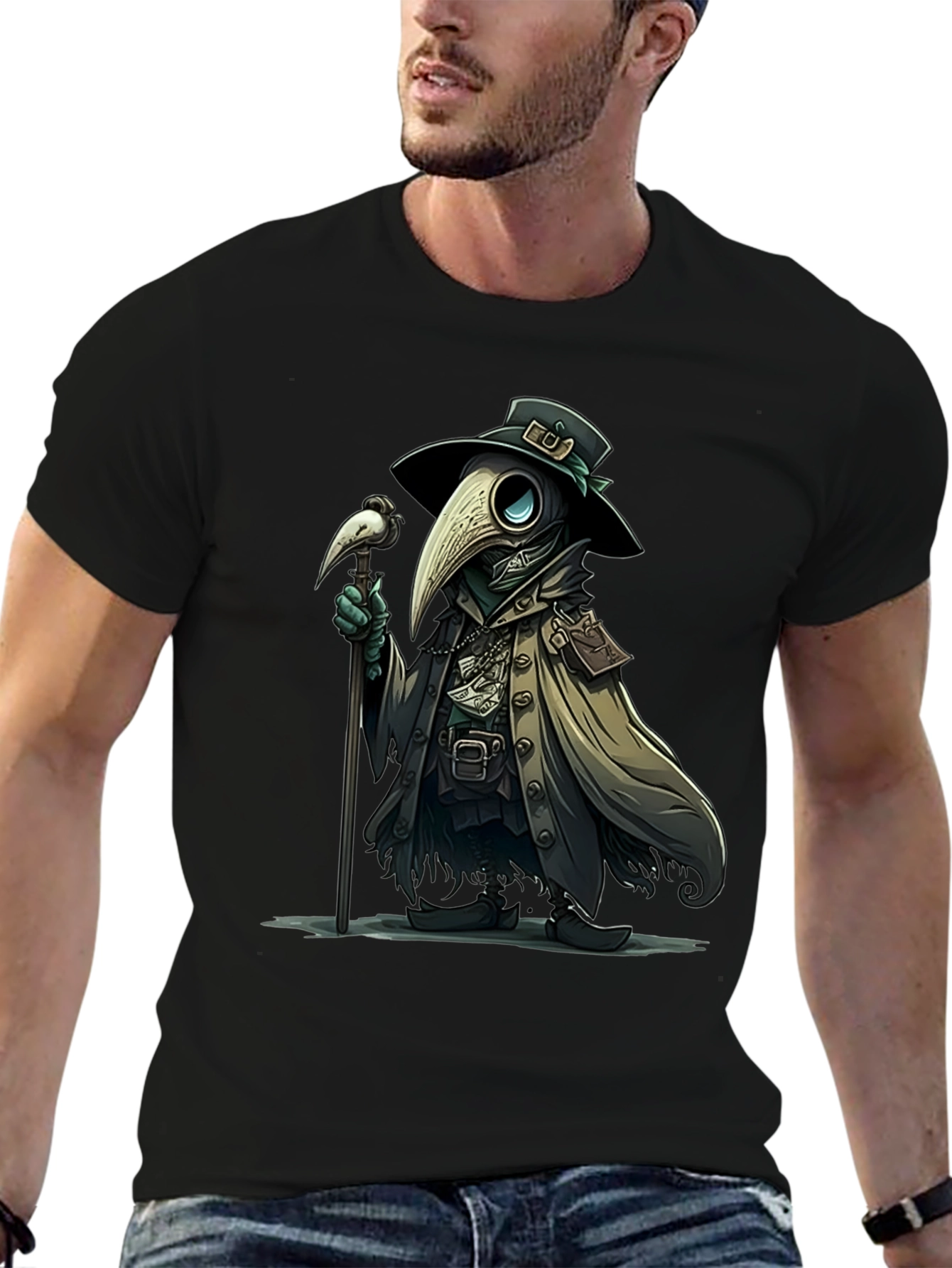 Plague Doctor T-Shirt - Unique Graphic Tee