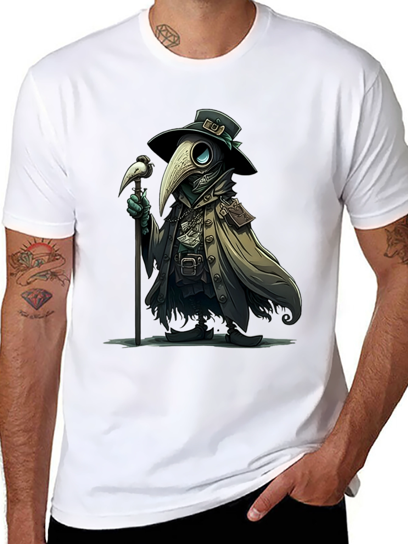Plague Doctor T-Shirt - Unique Graphic Tee