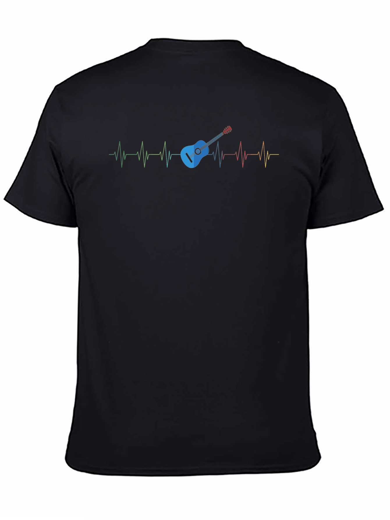Guitar Heartbeat Graphic Tee - Music Lover Shirt