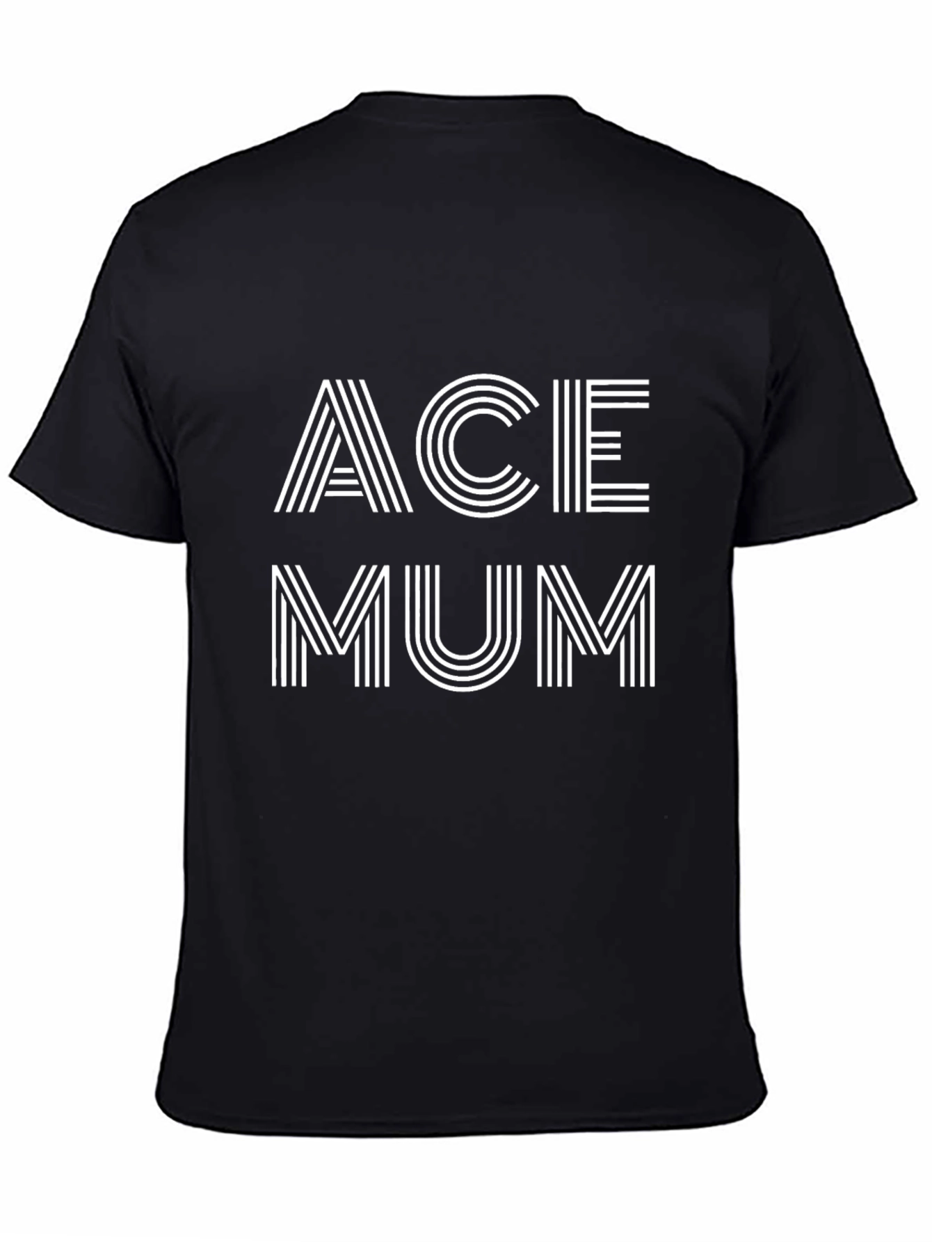 Ace Mum Black Graphic Tee