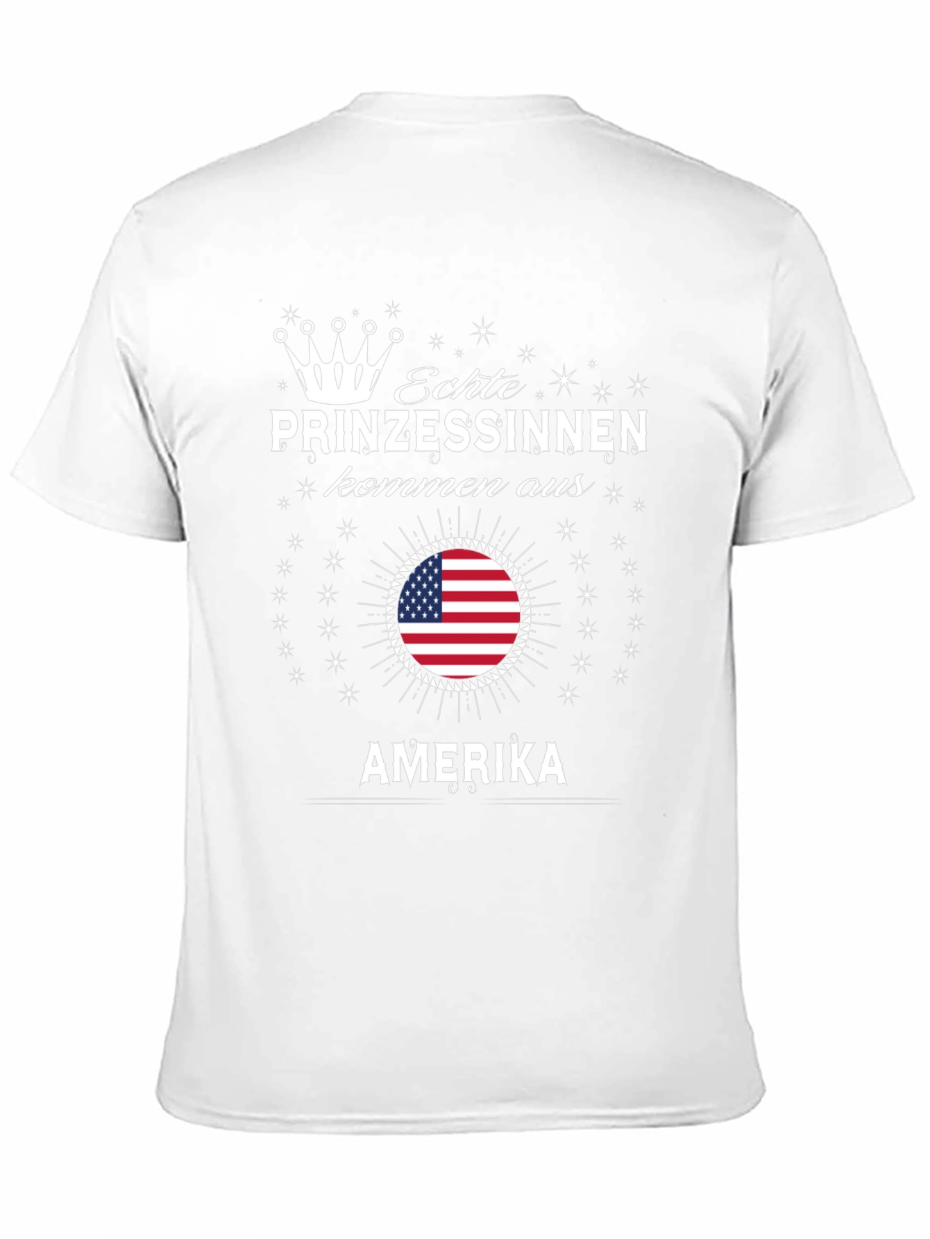 Echte Prinzessinnen T-Shirt - USA Flag Princess Tee