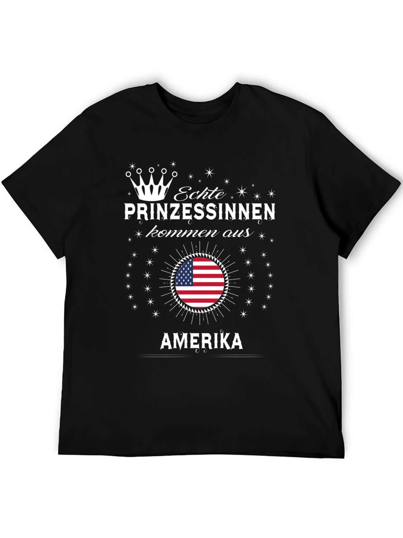 Echte Prinzessinnen T-Shirt - USA Flag Princess Tee