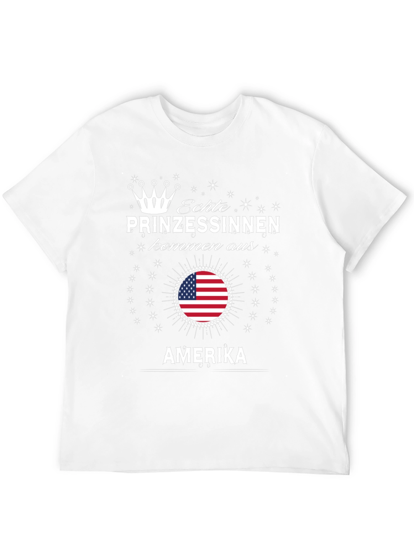 Echte Prinzessinnen T-Shirt - USA Flag Princess Tee