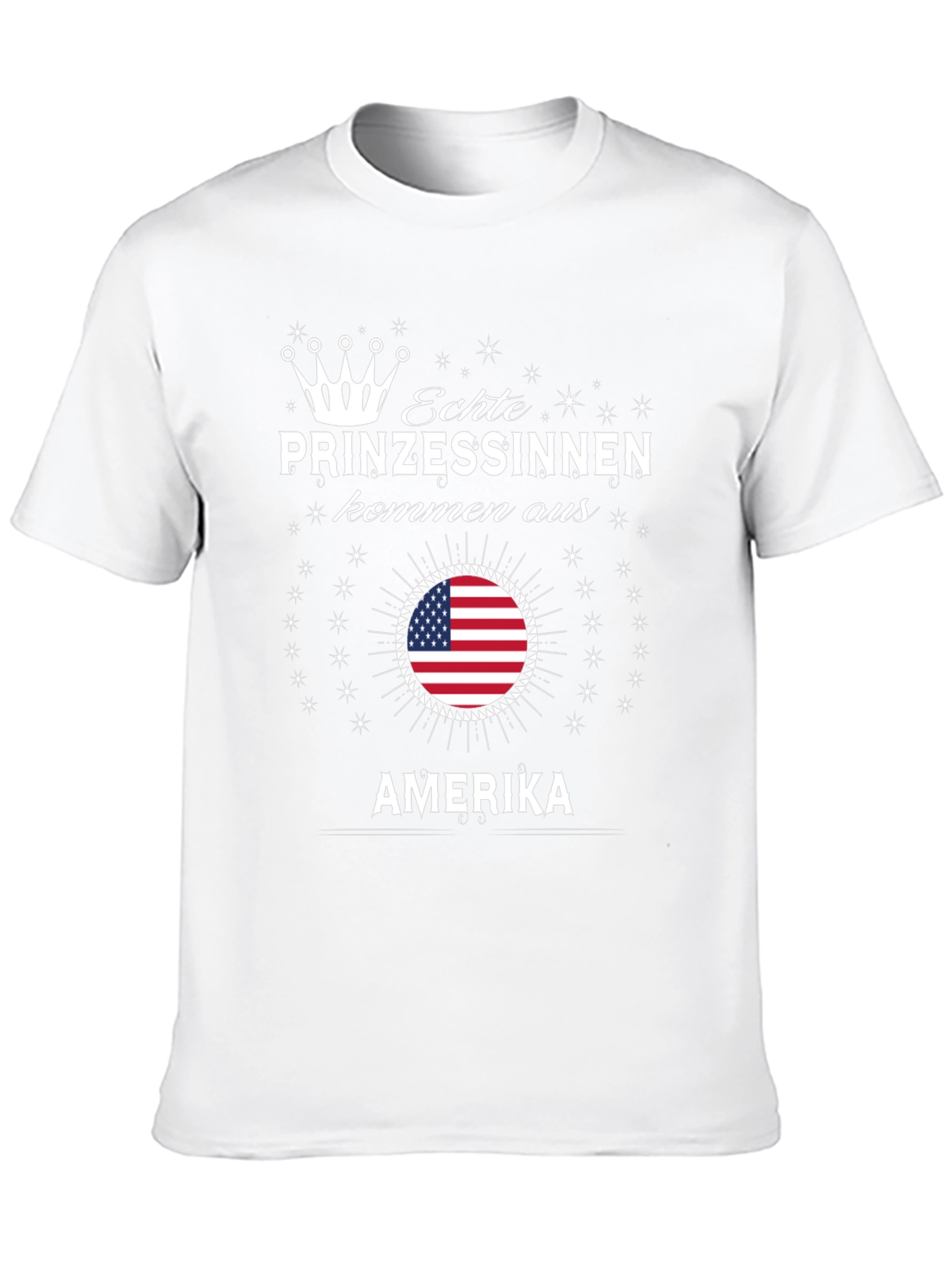 Echte Prinzessinnen T-Shirt - USA Flag Princess Tee