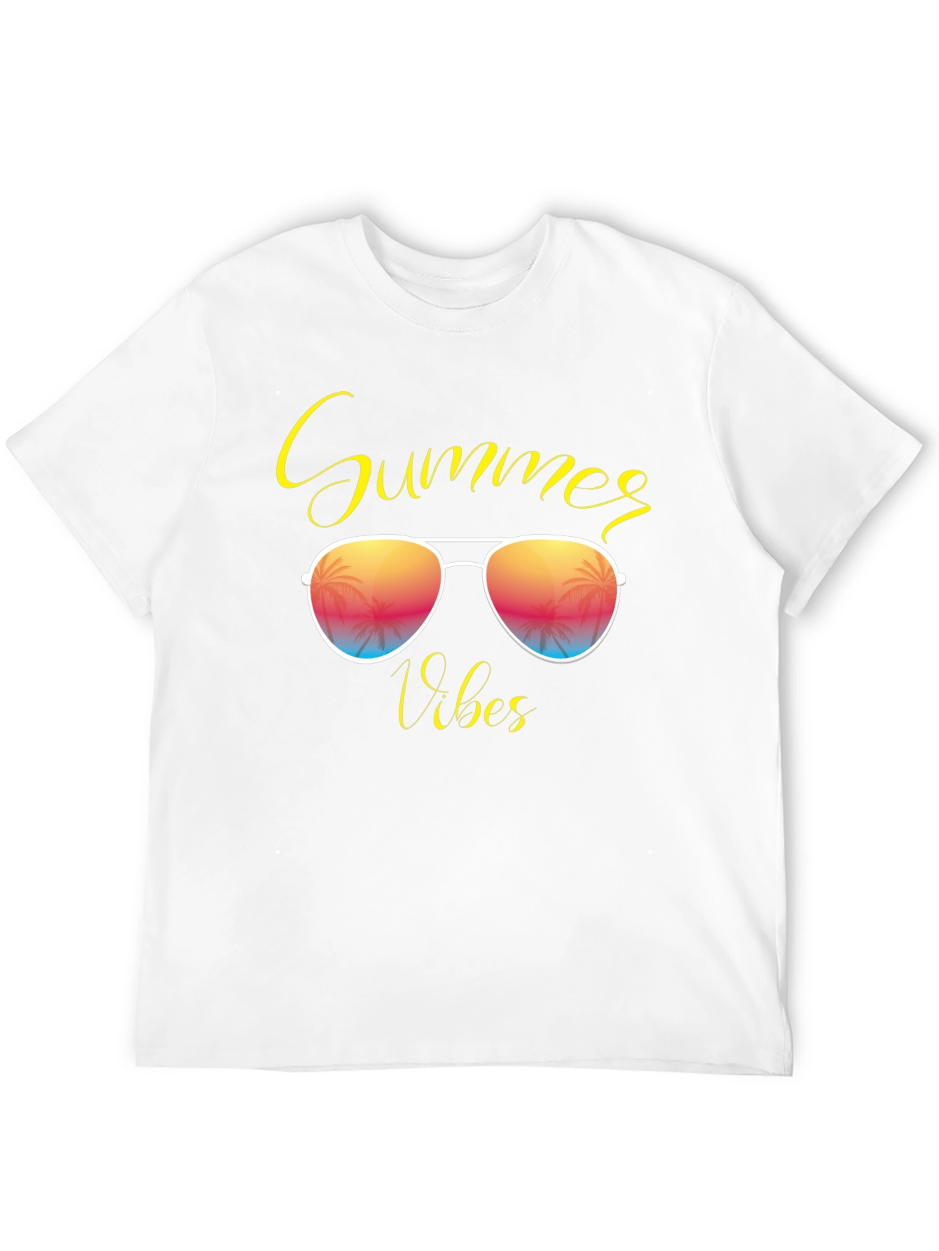 Summer Vibes Graphic Tee - Black T-Shirt
