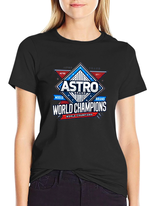 Astro World Champions T-Shirt - Black