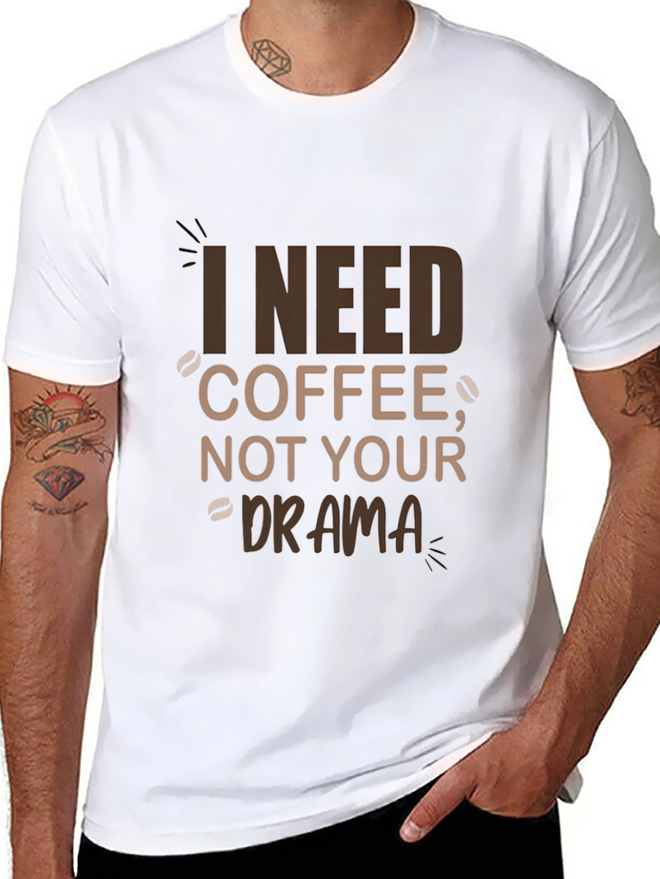 I Need Coffee T-Shirt - Funny Graphic Tee
