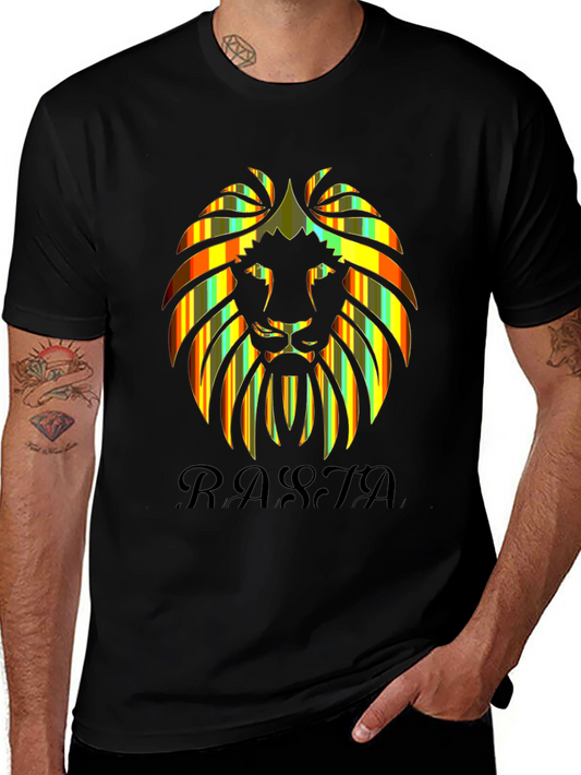Rasta Lion Graphic Tee