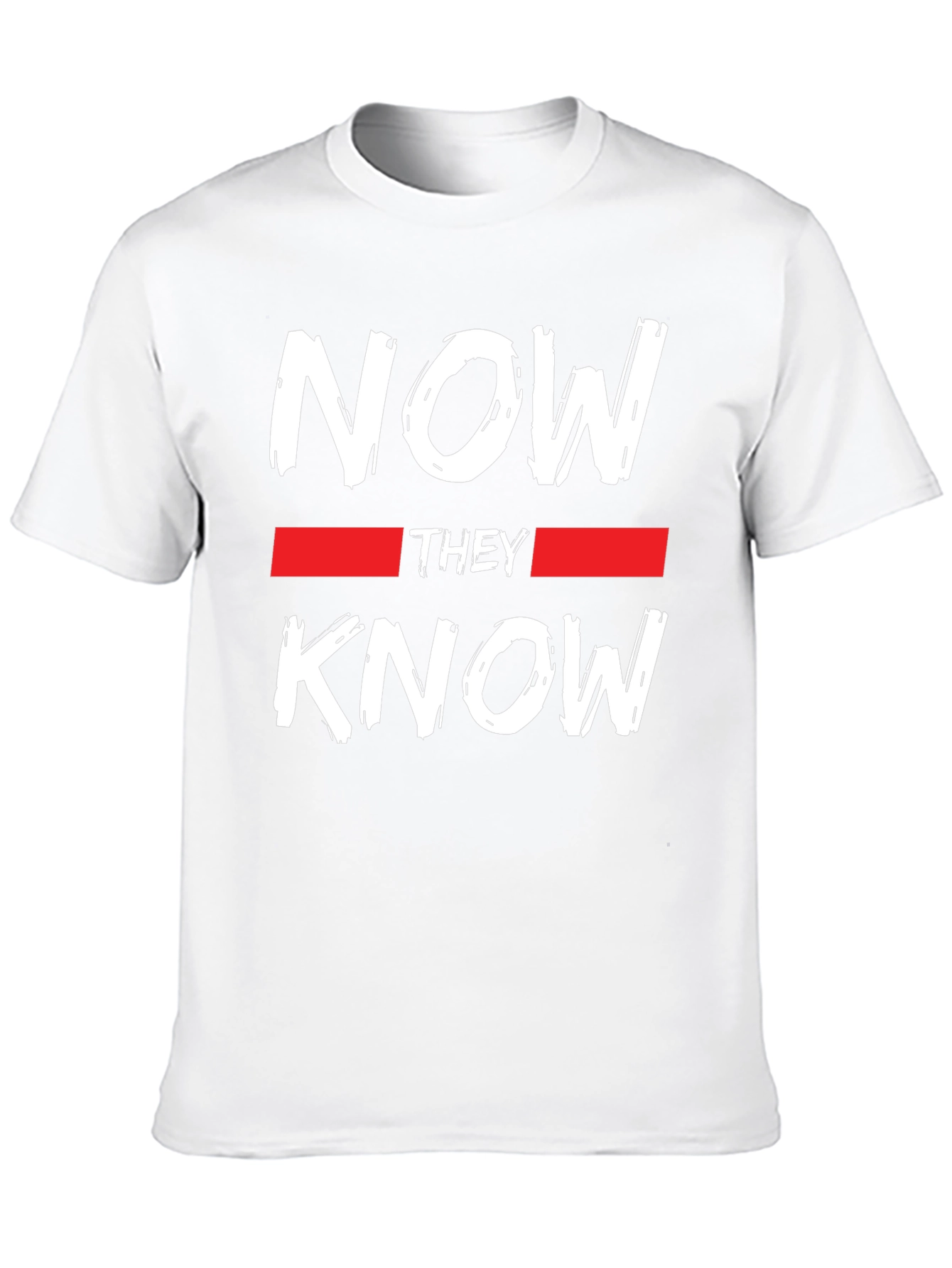 Now They Know Graphic Tee - Black Casual T-Shirt