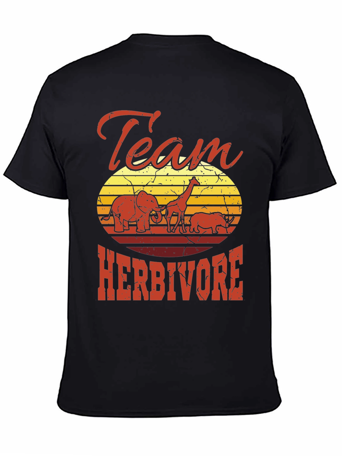 Team Herbivore Graphic Tee - Animal Lover Shirt