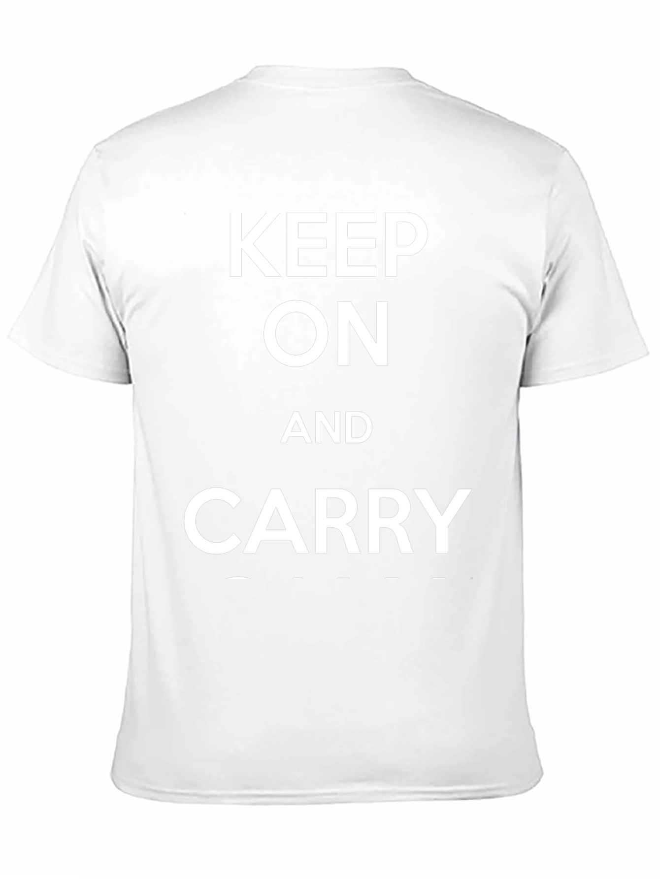 Keep On and Carry Black Graphic Tee