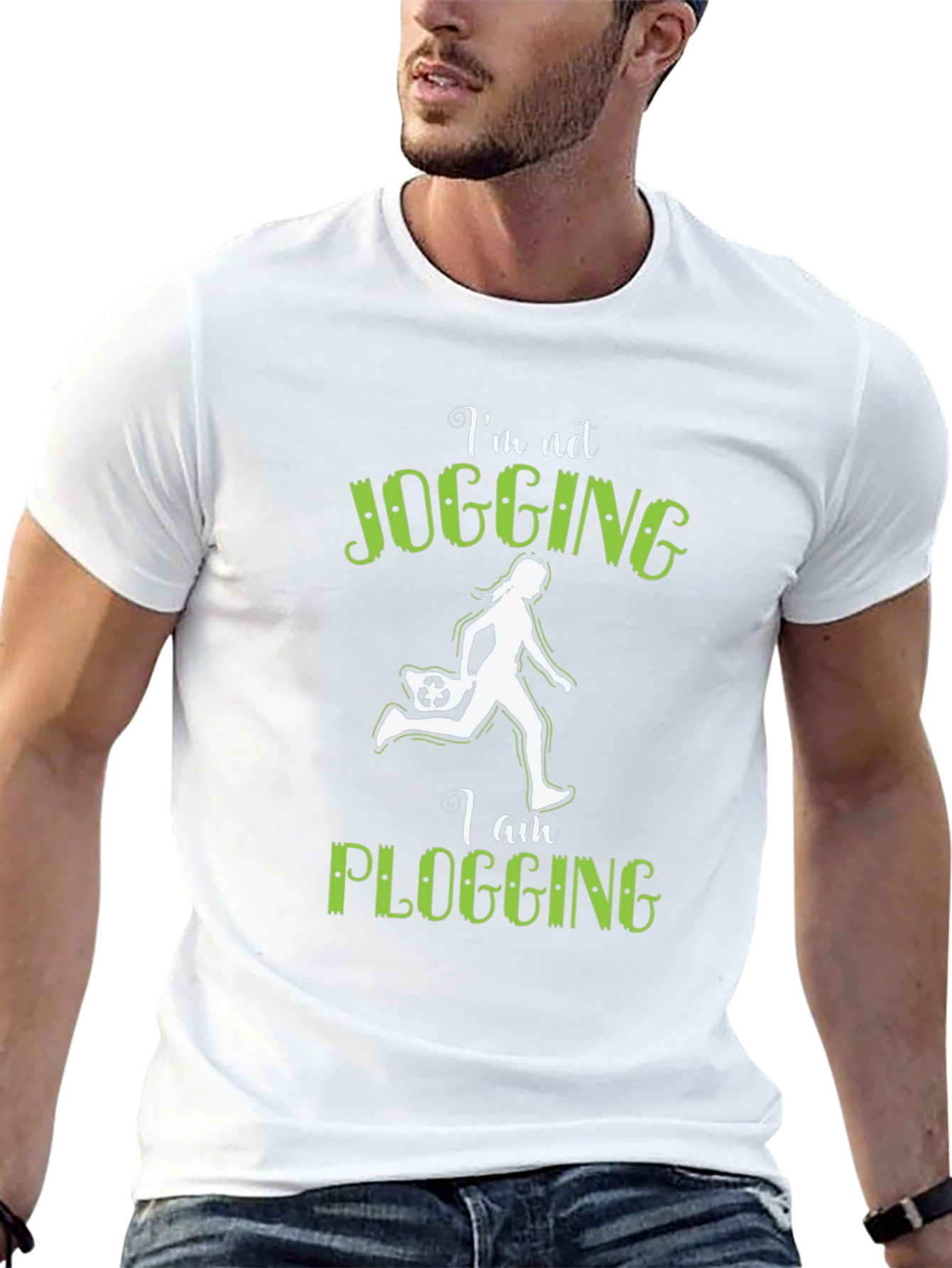 Plogging T-Shirt - Eco-Friendly Running Top
