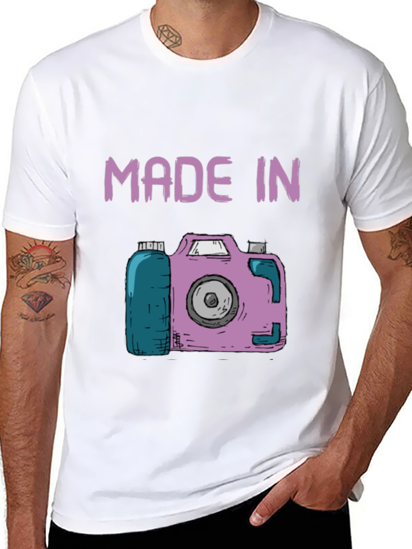 Made In Camera Graphic Tee - Black