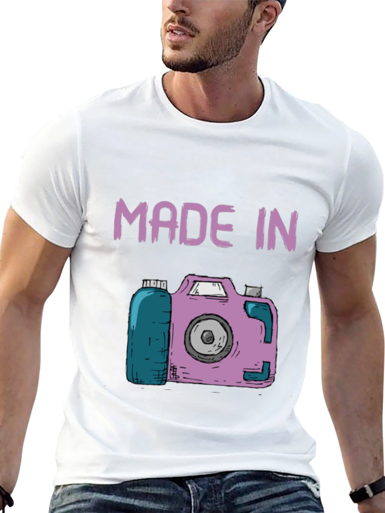 Made In Camera Graphic Tee - Black