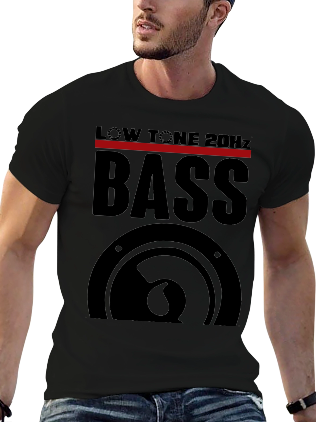 Bass Music T-Shirt - Low Tone 20Hz Graphic Tee