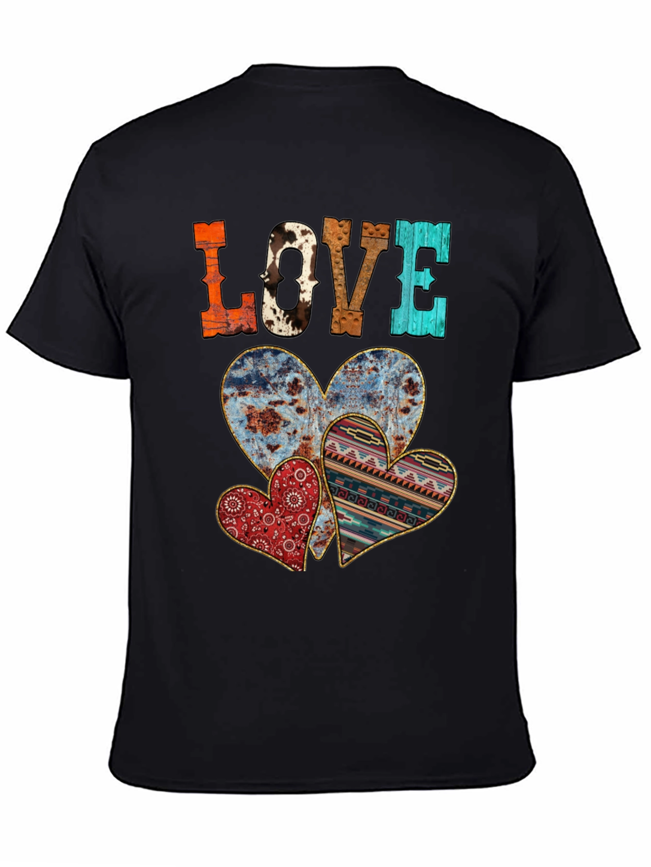 Rustic LOVE Heart T-Shirt