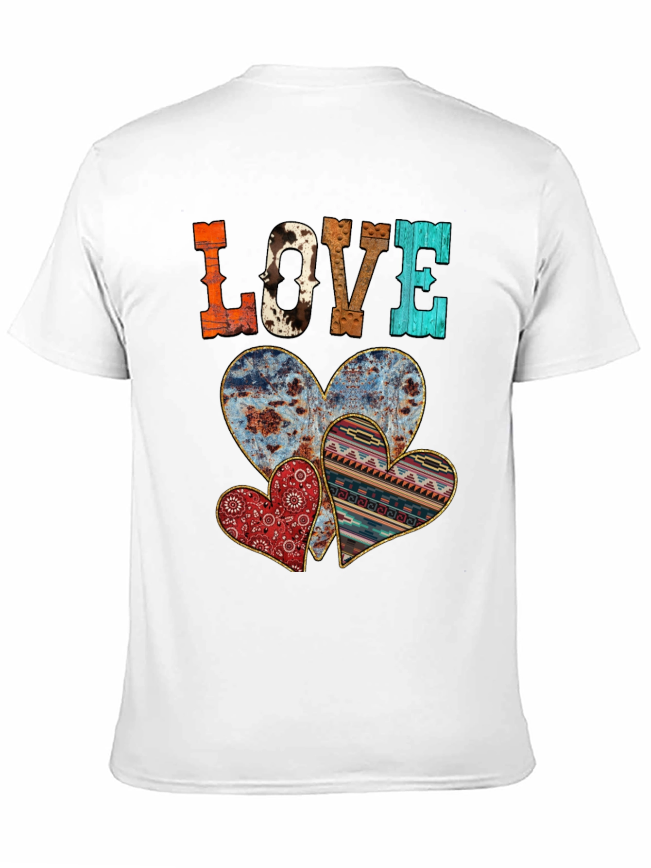 Rustic LOVE Heart T-Shirt