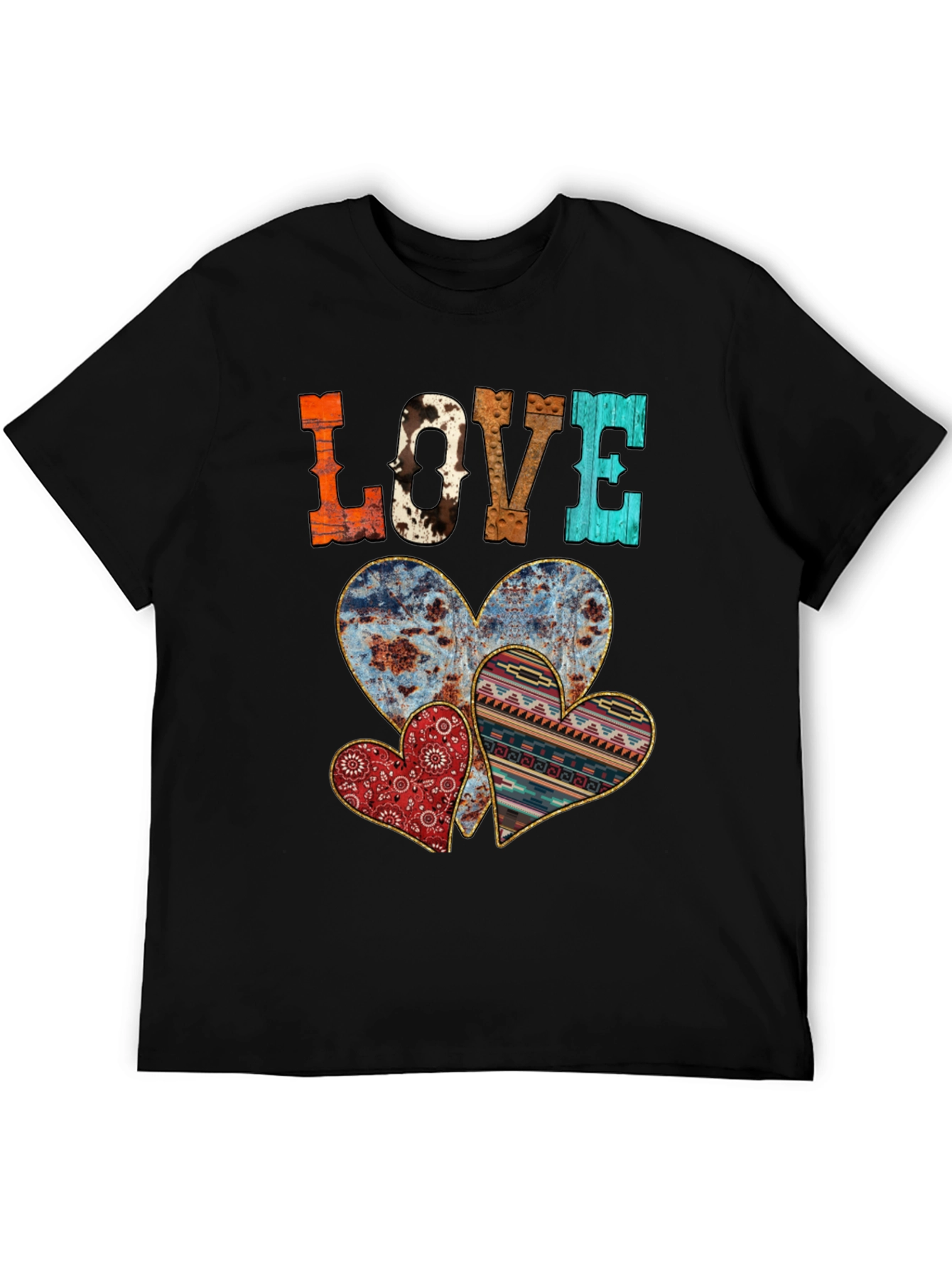 Rustic LOVE Heart T-Shirt