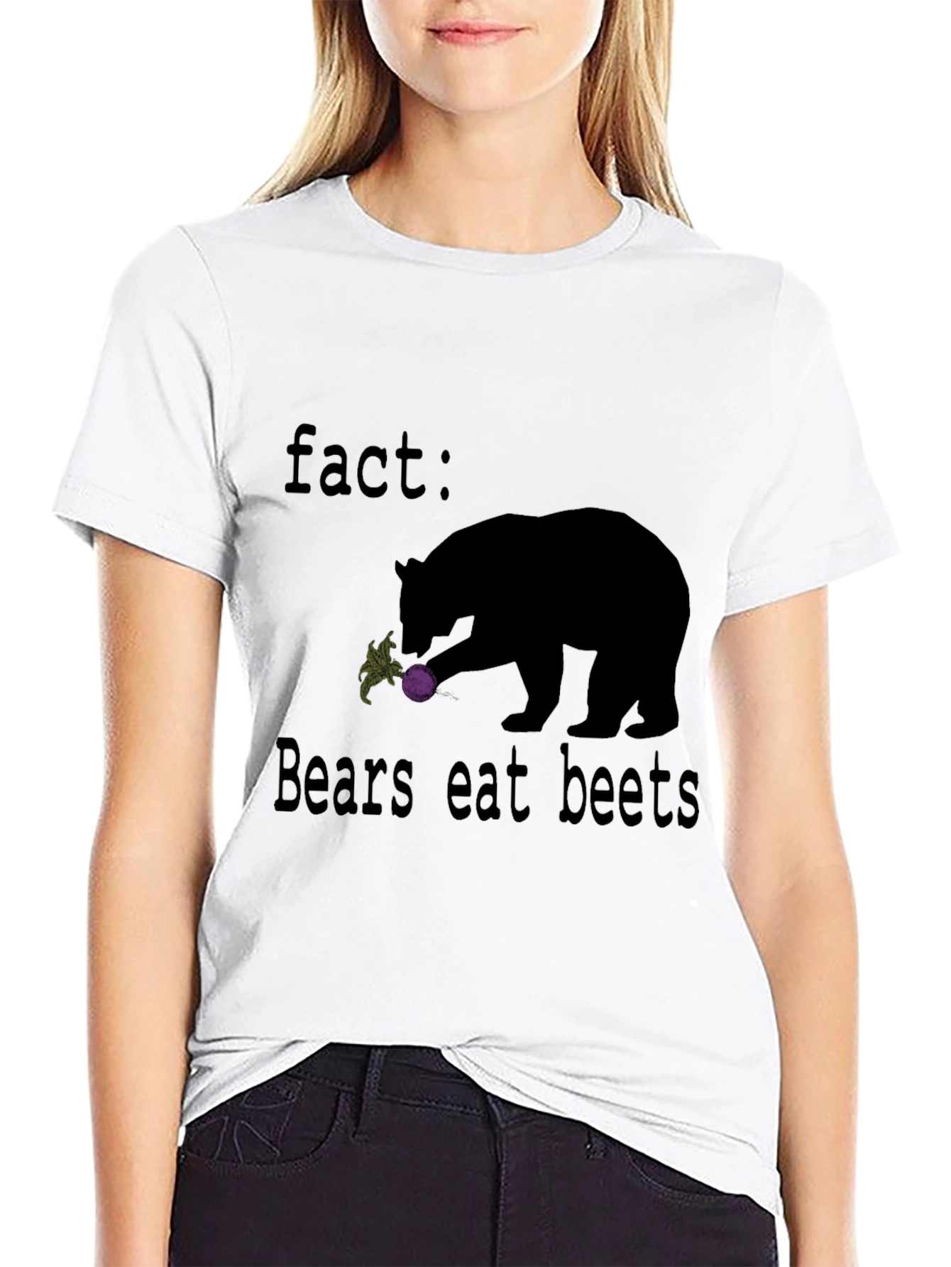 Fact: Bears Eat Beets Graphic T-Shirt