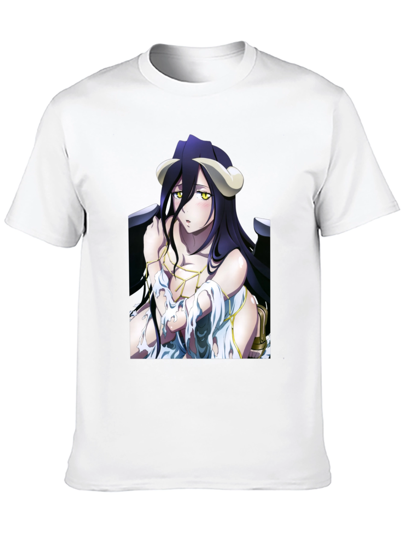 Albedo Overlord Anime Graphic Black T-Shirt