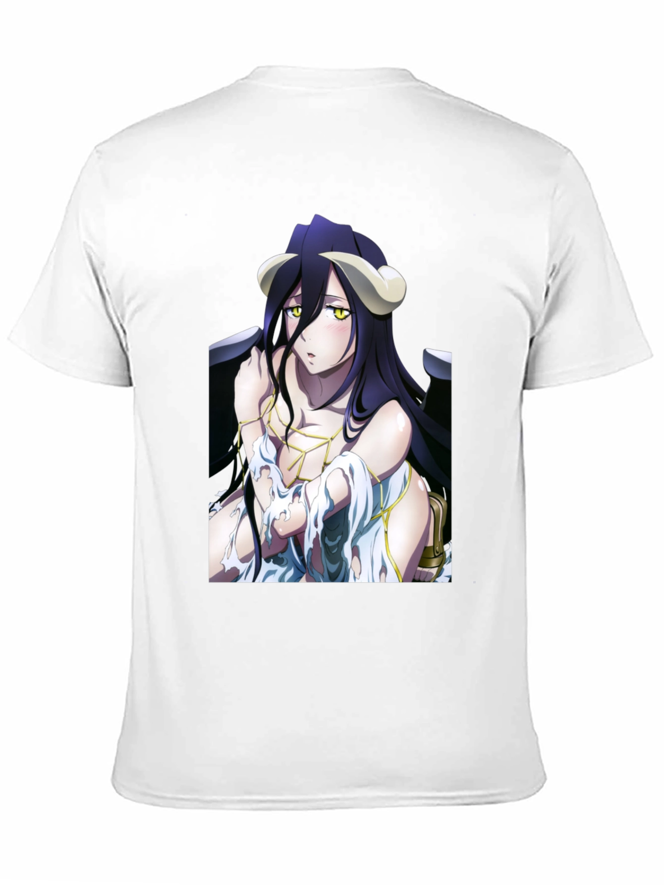Albedo Overlord Anime Graphic Black T-Shirt
